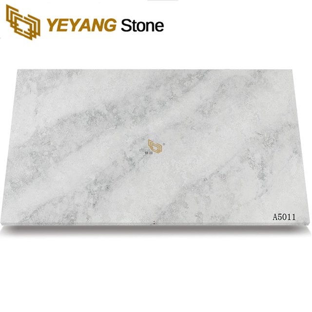 A5011 Calacatta Light Grey Quartz Stone for Countertops