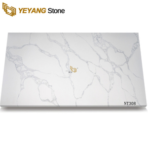 NT308 Calacatta White Quartz Stone Cost And Price
