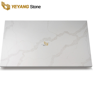 NT311 Calacatta White Quartz Slabs Stone Price Cost