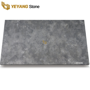 Noble Matt Grey Quartz Slab for Kitchen Bathroom Countertop NT338